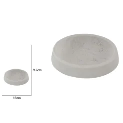 PIATTO PORTA SAPONE PIATTINO SAPONETTA BIANCO LAVORATO ACCESSORIO ARREDO BAGNO 10437