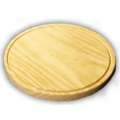 PIATTO ROTONDO PER PIZZA DIAMETRO 30 CM TAGLIERE IN LEGNO ACCESSORI DA CUCINA