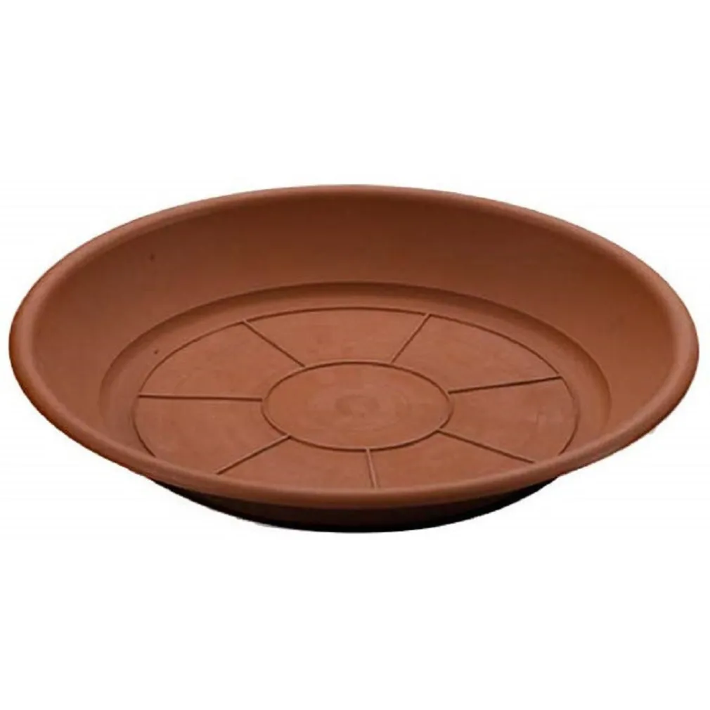 PIATTO SOTTOVASO TONDO PIATTI VASI FIORI PIANTE PER FIORIERA PLASTICA DIAM. 36CM