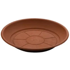 PIATTO SOTTOVASO TONDO PIATTI VASI FIORI PIANTE PER FIORIERA PLASTICA DIAM. 48CM