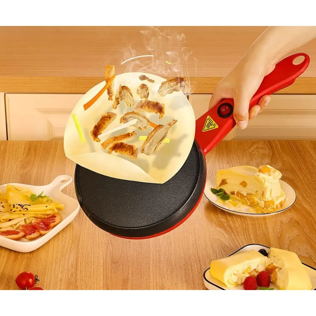 PICCOLA PADELLA AUTOMATICA CREPIERA ELETTRICA ANTIADERENTE PER PANCAKE TORTILLAS