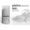 PIETRE DECORATIVE VASO PIANTE LAVORETTI DECOUPAGE BIANCHE 400 GR 2,5-4 MM 735639
