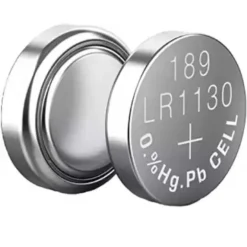 PILE ALKALINE LR1130/G10 1.5V BATTERIE BOTTONE 65MAH TELECOMANDI OROLOGI MAXTECH