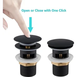 PILETTA CLICK CLACK LAVABO LAVANDINO UNIVERSALE 1/4