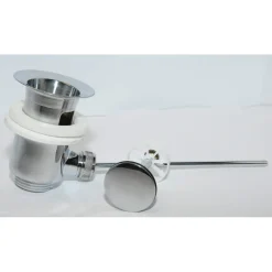 PILETTA DI SCARICO CON SALTELLO COMPLETA DI TAPPO PER LAVABO BIDET AUTOMATICO