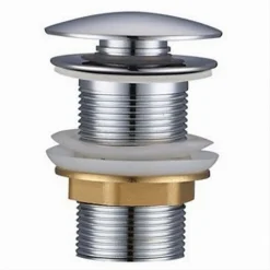 PILETTA DI SCARICO UNIVERSALE 1/4" LAVANDINO POP UP TAPPO A PRESSIONE 9,8CM 59602