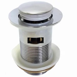 PILETTA DI SCARICO UNIVERSALE 1/4" LAVANDINO POP-UP TAPPO A PRESSIONE 85MM 59600