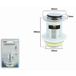 PILETTA DI SCARICO UNIVERSALE 1/4