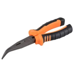 PINZA A BECCO LUNGO CURVO 7" PINZE BECCHI LUNGHI CURVI ZIGRINATI 19 CM