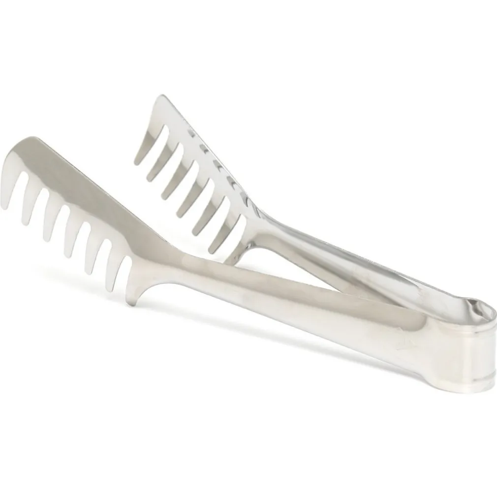 PINZA A MOLLA PER SPAGHETTI CARNE INSALATA IN ACCIAIO UTENSILE CUCINA MULTIUSO