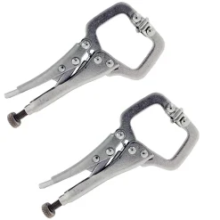 PINZA AUTOBLOCCANTE A SCATTO MORSETTO GANASCIA A C REGOLABILE A VITE 240mm 11"