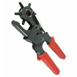 PINZA FUSTELLATRICE PER CINTURE BUCHI FORI CINTURA CUOIO PELLE TESTA GIREVOLE