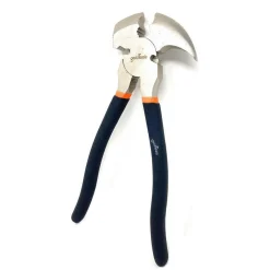 PINZA MULTIUSO PINZETTA 250MM IN ACCIAIO CON MANICO ANTISCIVOLO IN GOMMA MARTELLO