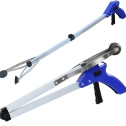 PINZA RACCOGLI OGGETTI BRACCIO PIEGHEVOLE TELESCOPICA PRENDI TUTTO CON MANICO