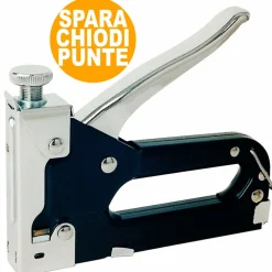 PINZATRICE GRAFFATRICE TRIDIREZIONALE MANUALE SPARA CHIODI CON 500 PUNTE PROF