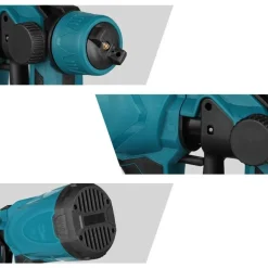 PISTOLA A SPRUZZO ELETTRICA A BATTERIA VERNICE 800 ML A DOPPIA BATTERIA 18 V