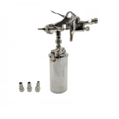 PISTOLA AEROGRAFO VERNICIATURA A SPRUZZO PROFESSIONALE 1.5 MM 200 ML A831413