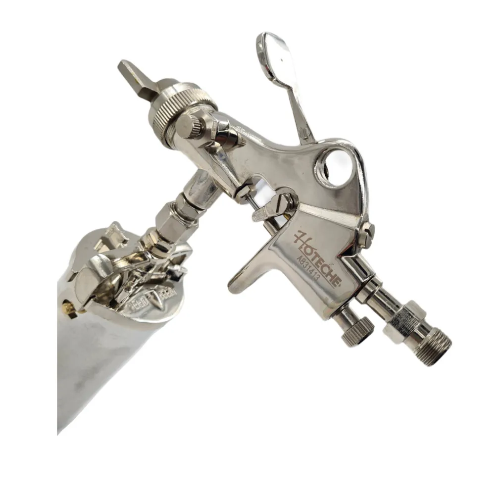 PISTOLA AEROGRAFO VERNICIATURA A SPRUZZO PROFESSIONALE 1.5 MM 200 ML A831413