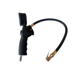 PISTOLA ARIA CON MANOMETRO PROFESSIONALE 0-16 bar 0-230 PSI LIQUIDO ANTI-SHOCK