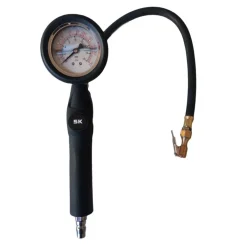 PISTOLA ARIA CON MANOMETRO PROFESSIONALE 0-16 bar 0-230 PSI LIQUIDO ANTI-SHOCK