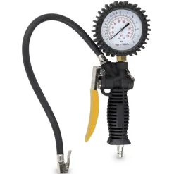 PISTOLA GONFIAGGIO SCONFIAGGIO MANOMETRO PER COMPRESSORI ARIA RUOTE AUTO TG-18
