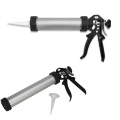 PISTOLA PER CARTUCCIA SILICONE FUGHE 240 MM IN ALLUMINIO PROFESSIONALE BECCUCCIO