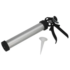PISTOLA PER CARTUCCIA SILICONE FUGHE 240 MM IN ALLUMINIO PROFESSIONALE BECCUCCIO