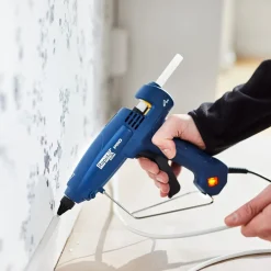 PISTOLA PER COLLA A CALDO EG320 CONTROLLO TEMPERATURA AUTOREGOLATO A 195°C UGELLO INTERCAMBIABILE