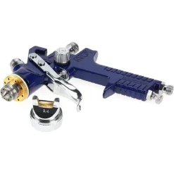 PISTOLA PER VERNICIARE A SPRUZZO HVLP AEROGRAFO CON UGELLO DA 1,4MM COPPA 600CC