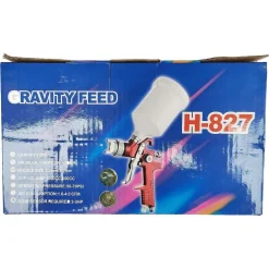 PISTOLA PER VERNICIARE A SPRUZZO HVLP AEROGRAFO CON UGELLO DA 1,4MM COPPA 600CC