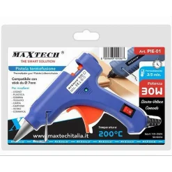 PISTOLA TERMOFUSIONE PER COLLA A CALDO INCOLLATRICE 30 W FAI DA TE HOBBY PIE-01