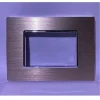PLACCA LUXURY 3 4 6M IN METALLO SATINATO ORO COMPATIBILE CON BTICINO AXOLUTE