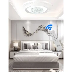 PLAFONIERA 166 WATT LAMPADARIO SOFFITTO MILLE UNA NOTTE 3 TONI LUCE TELECOMANDO