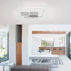 PLAFONIERA A 3 QUADRATI A LED A TRIPLA COLORAZIONE DI LUCE 48 W ULTRA MODERNO C31-3C