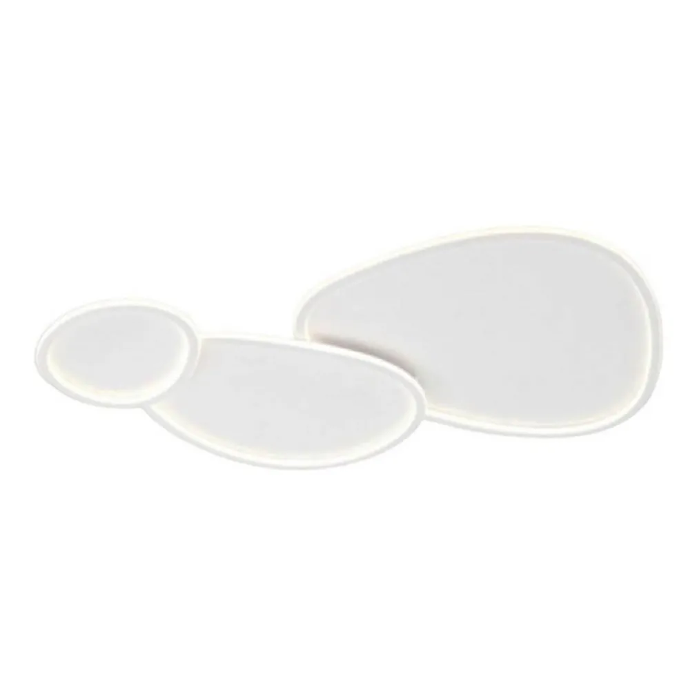 PLAFONIERA A LED 3 OVALI A TRIPLA COLORAZIONE DI LUCE 100 W DA SOFFITTO PN-23-3C