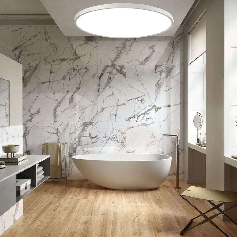 PLAFONIERA A LED SLIM 18W IP40 CON TECNOLOGIA CCT DA 6500K A 2700K CON SWITCH LV230-3C