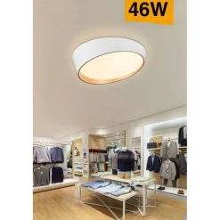 PLAFONIERA A LED 46W MODERNO ROTONDA IRREGOLARE LUCE FREDDA CALDA NATURALE C50-B
