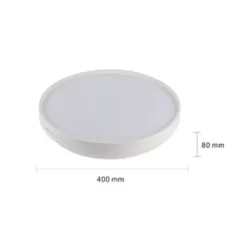 PLAFONIERA DA SOFFITTO 45 WATT CERCHIO PER INTERNO LUCE FREDDA FST-40A82518 40CM