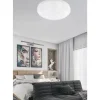 PLAFONIERA DA SOFFITTO 60 WATT ROTONDO RIGATO LUCE FREDDA 6500K FST-50A60086 49CM