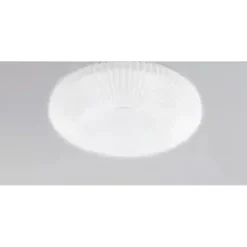 PLAFONIERA DA SOFFITTO 60 WATT ROTONDO RIGATO LUCE FREDDA 6500K FST-50A60086 49CM