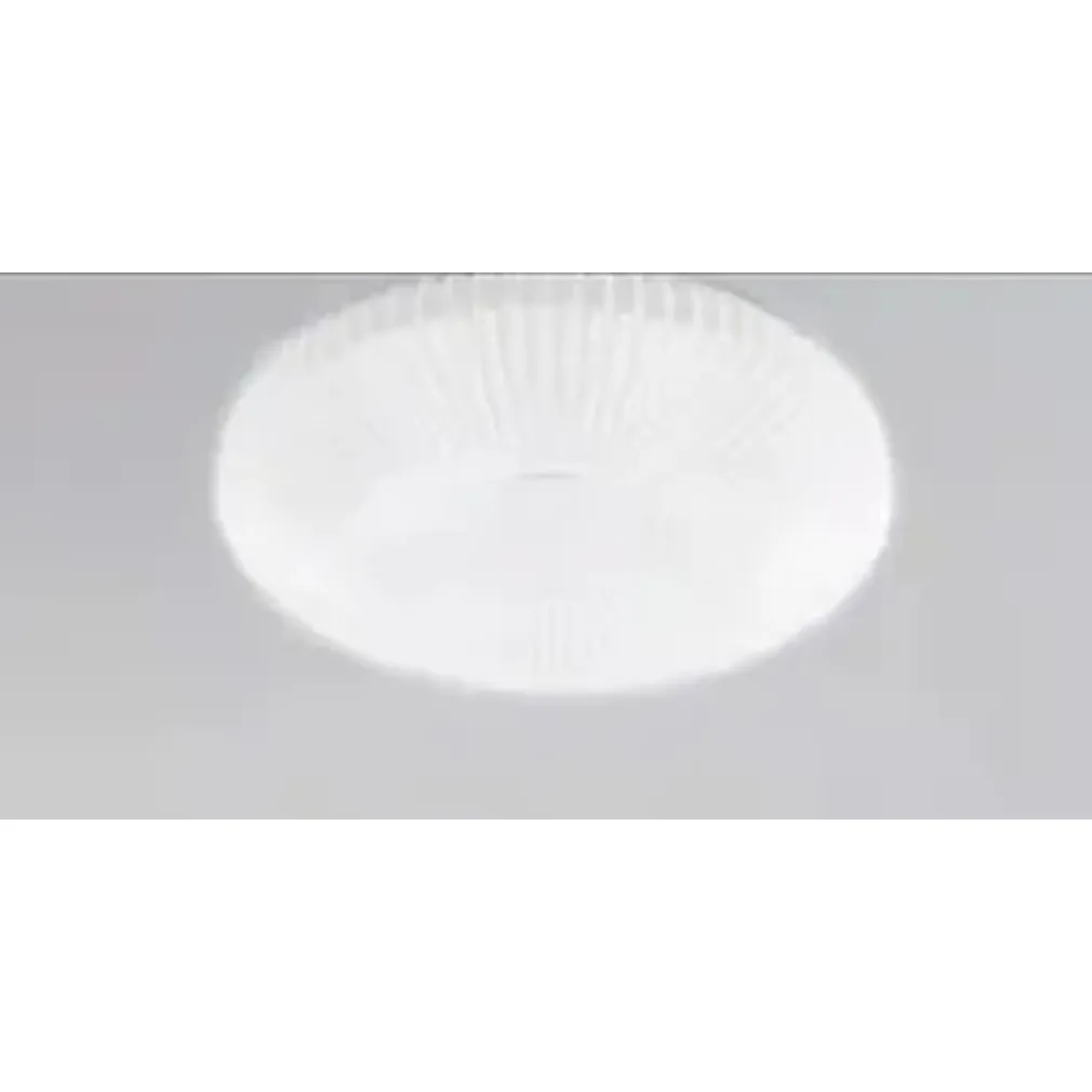 PLAFONIERA DA SOFFITTO 60 WATT ROTONDO RIGATO LUCE FREDDA 6500K FST-50A60086 49CM