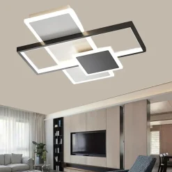 PLAFONIERA DA SOFFITTO A LED 46 W CON TECNOLOGIA CCT CON SWITCH 3 COLORAZIONE C60-3C