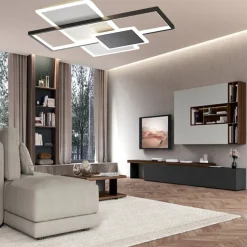 PLAFONIERA DA SOFFITTO A LED 46 W CON TECNOLOGIA CCT CON SWITCH 3 COLORAZIONE C60-3C