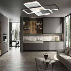 PLAFONIERA DA SOFFITTO A LED 46 W CON TECNOLOGIA CCT CON SWITCH 3 COLORAZIONE C60-3C