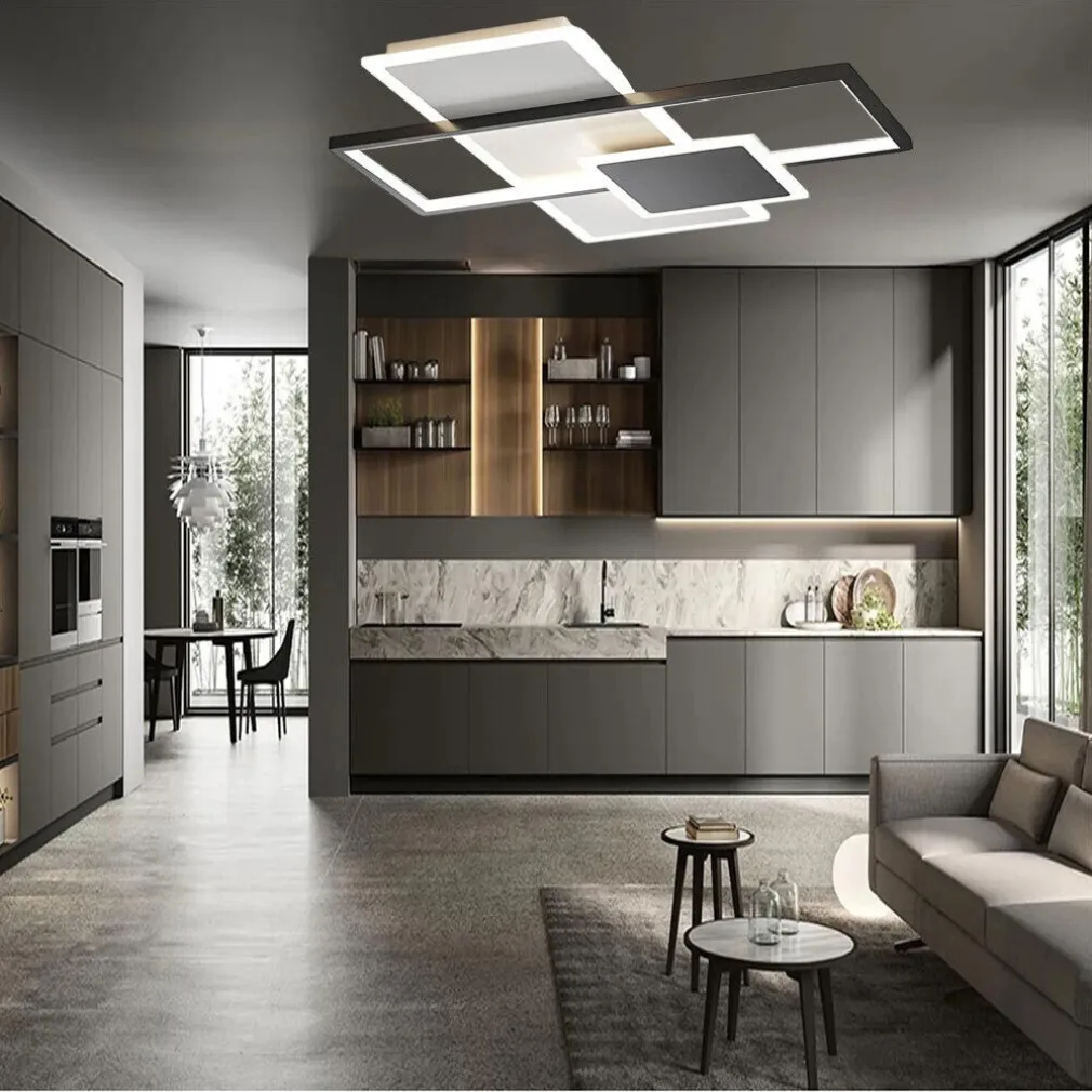 PLAFONIERA DA SOFFITTO A LED 46 W CON TECNOLOGIA CCT CON SWITCH 3 COLORAZIONE C60-3C