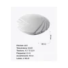PLAFONIERA DA SOFFITTO FARETTO LED 24W TONDO VENTAGLIO PANNELLO 2160LM 39CM DESIGN MODERNO