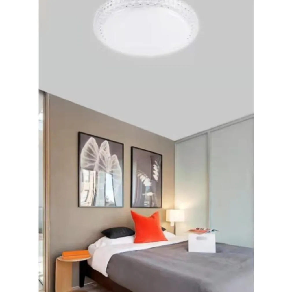 PLAFONIERA DA SOFFITTO INTERNO 60W BORDO CRISTALLI LUCE FREDDA FST-50A40339 49CM