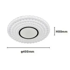 PLAFONIERA DA SOFFITTO LED 45W 4500 LM BIANCO LAMPADA LUCE FREDDA 6500K IP20 02302