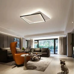 PLAFONIERA DA SOFFITTO QUADRATA 39 W LAMPADA DIMMERABILE 3 COLORI DI LUCE C57-3C