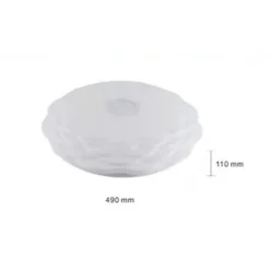 PLAFONIERA DA SOFFITTO 60W DESIGN A ROCCIA TAGLIATA LUCE FREDDA 6500K FST-50A62918